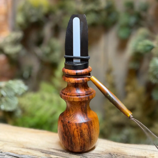 Asian Mahogany Burl Cow Elk Call back