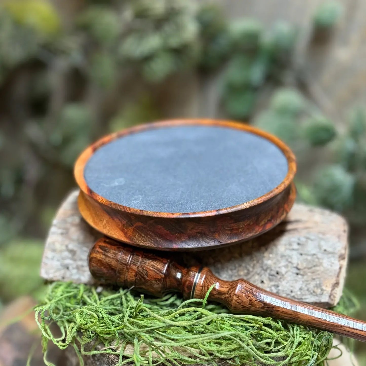 Asian Mahogany Burl Turkey Call - Gray Slate