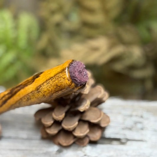 bocote or black and white ebony conditioning stick with scotchbrite tip
