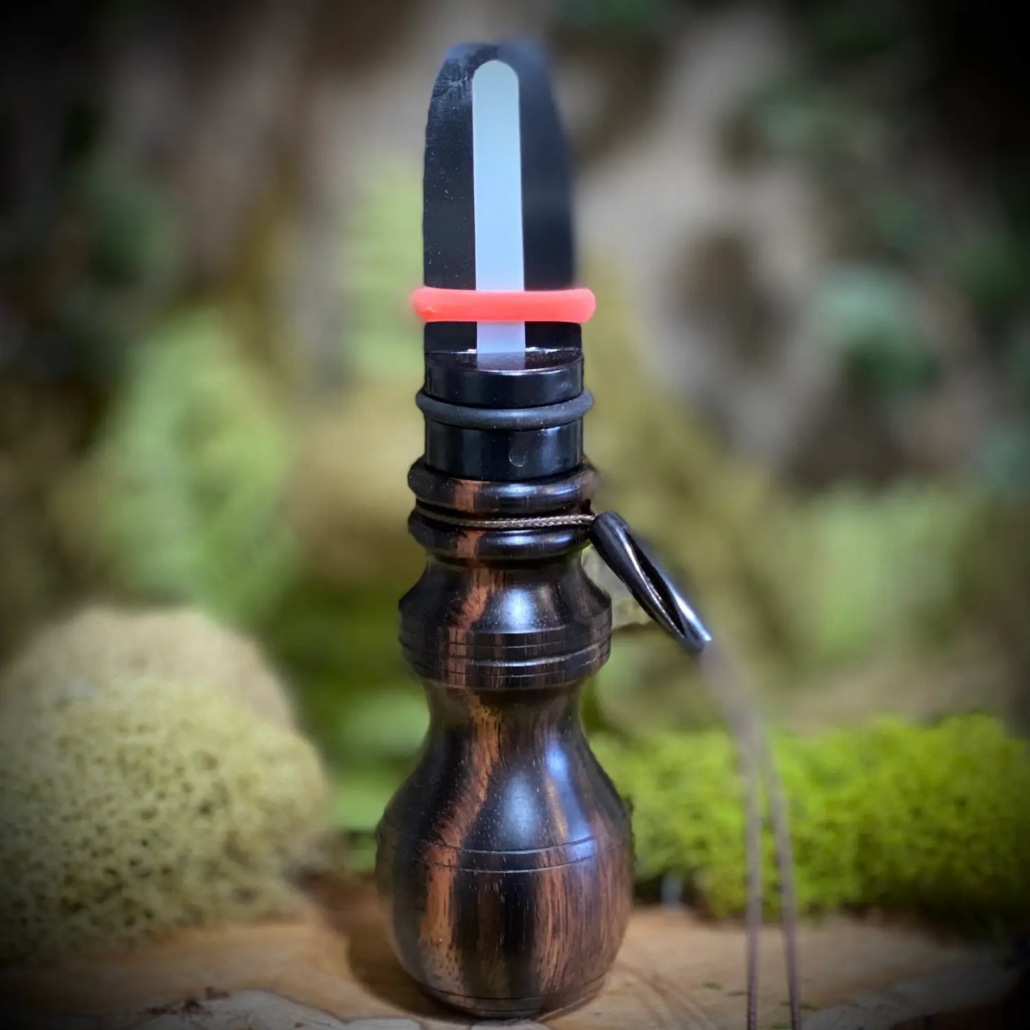 Dark Macassar Ebony Wood Cow Elk Call
