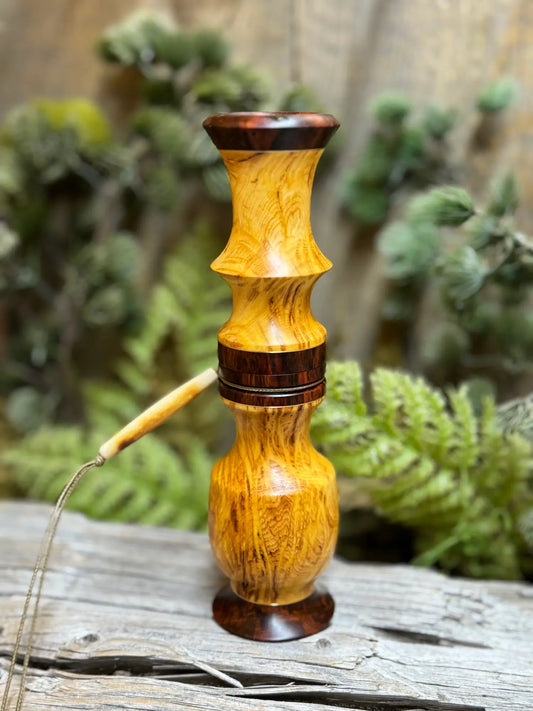 Yellow Cedar Burl Snakewood Whitetail Grunt Call