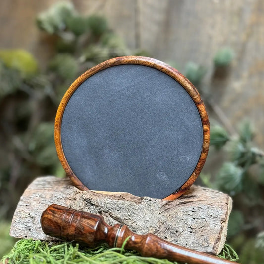 Asian Mahogany Burl Turkey Call - Gray Slate