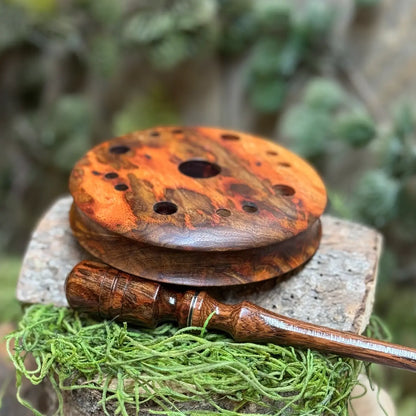 Asian Mahogany Burl Turkey Call - Gray Slate