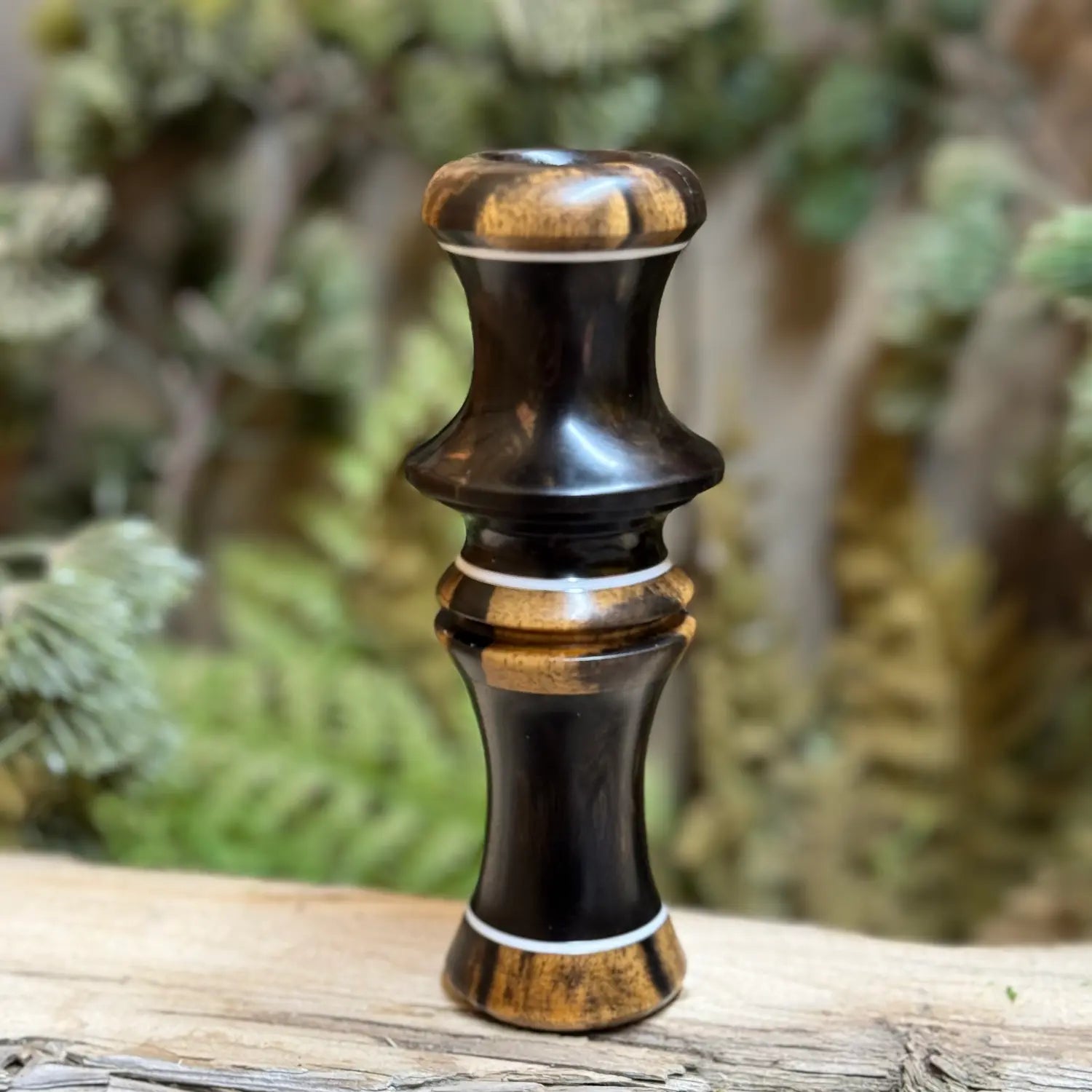 Birdseye Black & White Ebony Spec Snow Goose Call