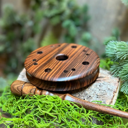 Bolivian Rosewood Turkey Call with matching striker in foreground