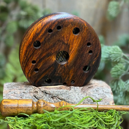 Cocobolo Turkey Call with lighter tone black locust striker in foreground