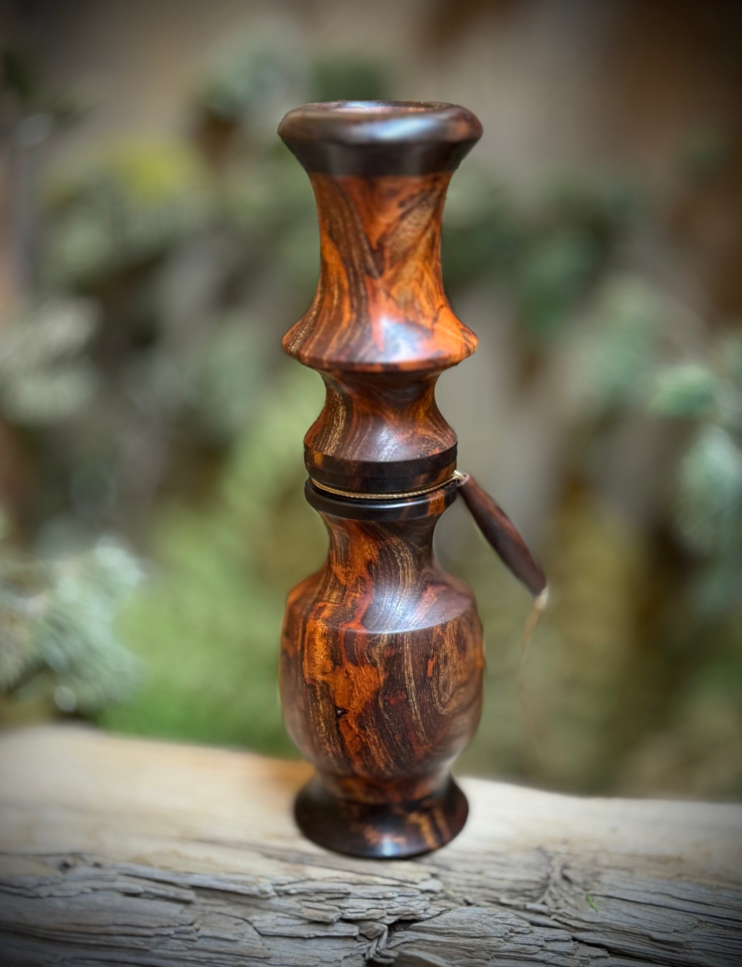 Asian Mahogany Burl Whitetail Grunt Call