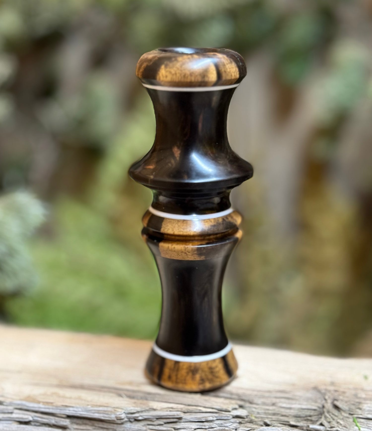 Birdseye Black & White Ebony Spec/Snow Goose Call