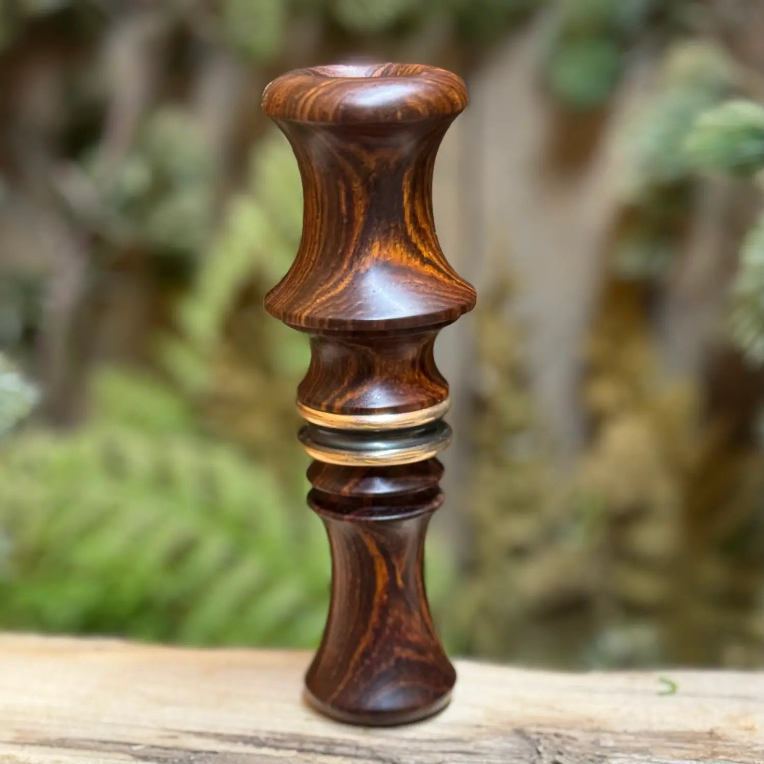 Cocobolo Duck Call with bronze collar Wild Country Customs