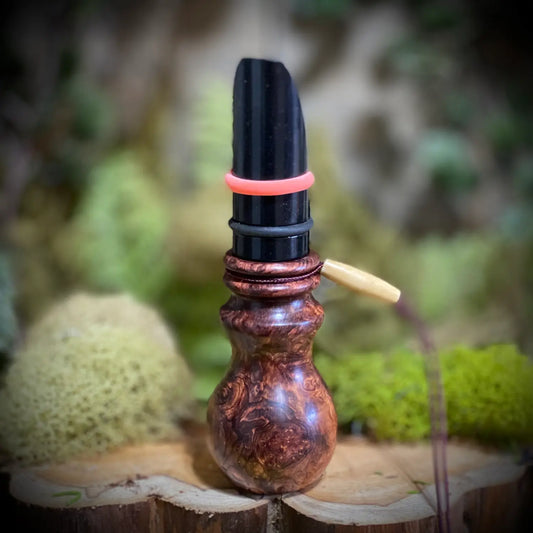 Honduran Rosewood Burl Cow Elk Call