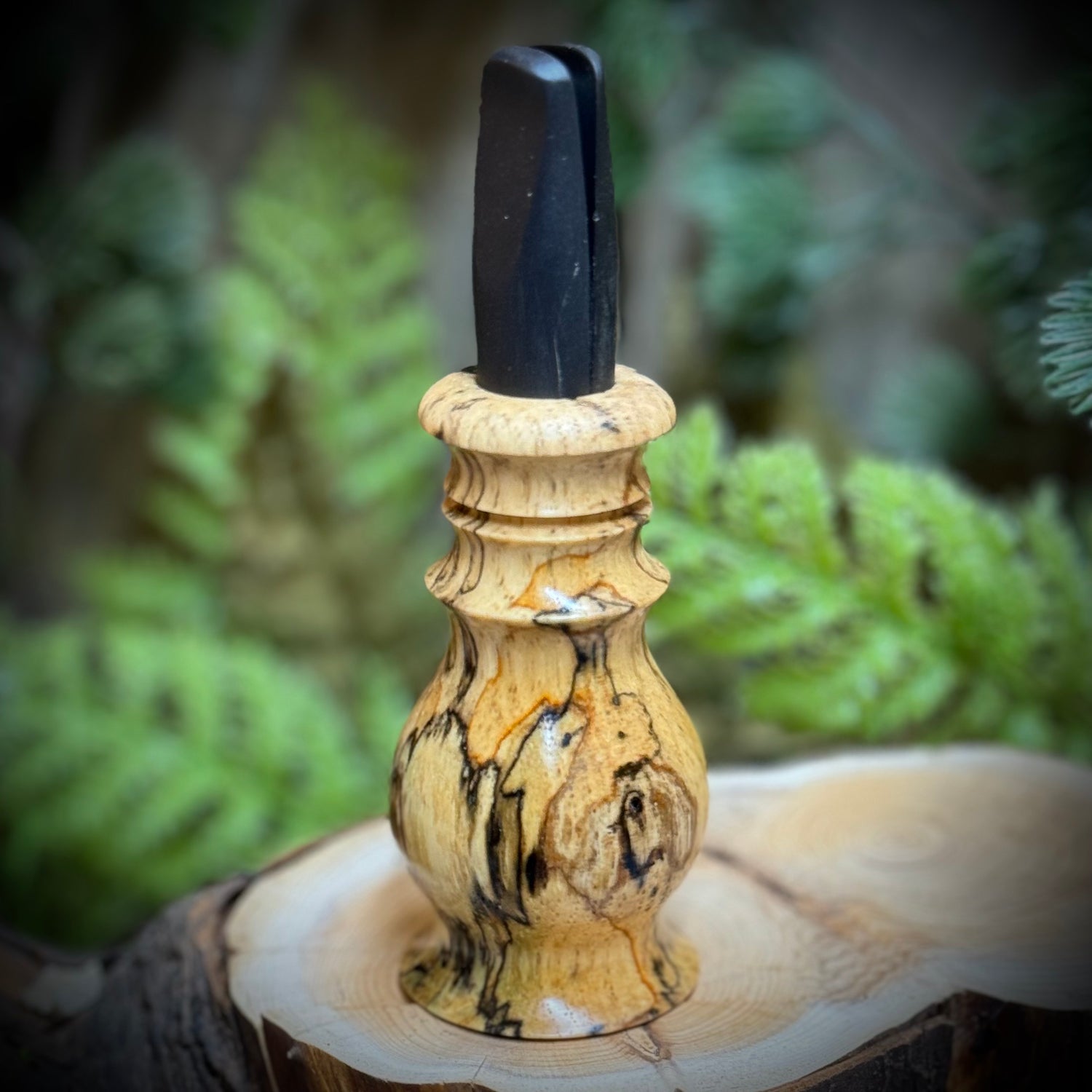 Spalted Pecan Crow Call