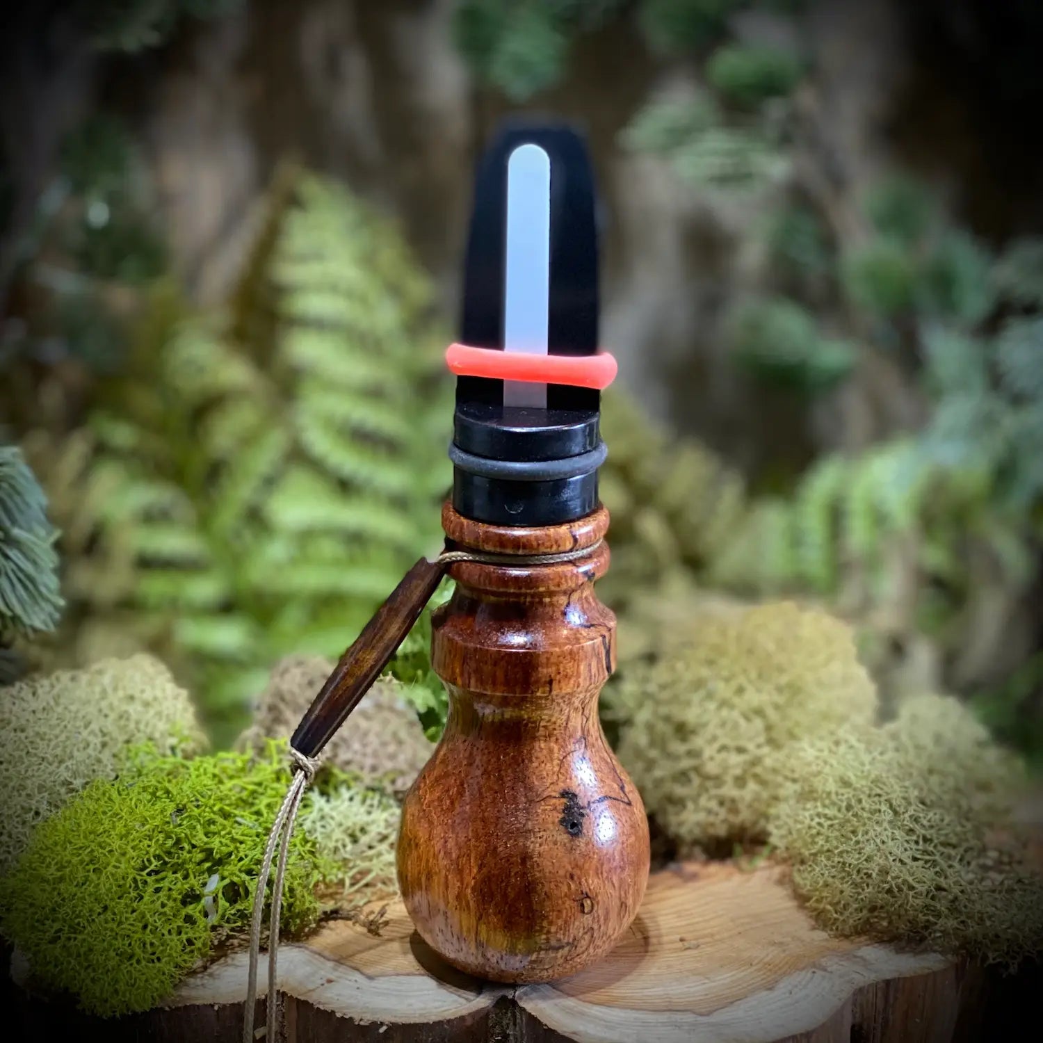 Spalted Jatoba Wood Cow Elk Call